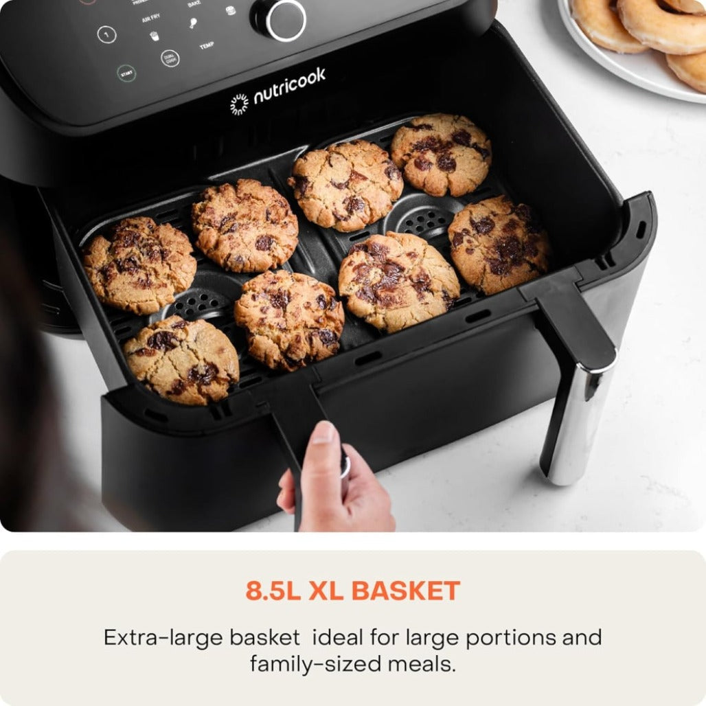 A Photo Of Nutricook Air Fryer Duo 2 Flexzone 8.5L - NC-AFD285