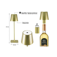 A Photo Of Beper Rechargeable 2IN1 Cristal Table Lamp - P201UTP116