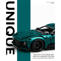 A Photo Of Nifeliz Valor Sports Car Building Set - 3374 Pieces - NF10268