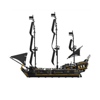 Mould King Black Pirates Ship Model Building Toy Set - 3180 Pieces - 13199