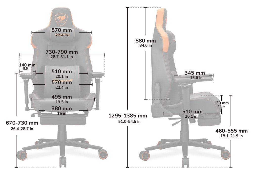A Photo Of Cougar Armor EVO M Gaming Chair