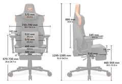 A Photo Of Cougar Armor EVO M Gaming Chair