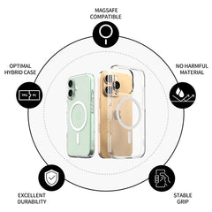 A Photo Of ARAREE Duple M Clear MagSafe Case for iPhone 16e – Durable, Shockproof & UV-Coated for Long-Lasting Clarity