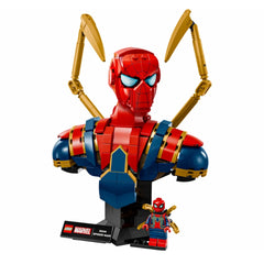 A Photo Of LEGO Marvel Iron Spider-Man Bust 379 Pieces - 76326