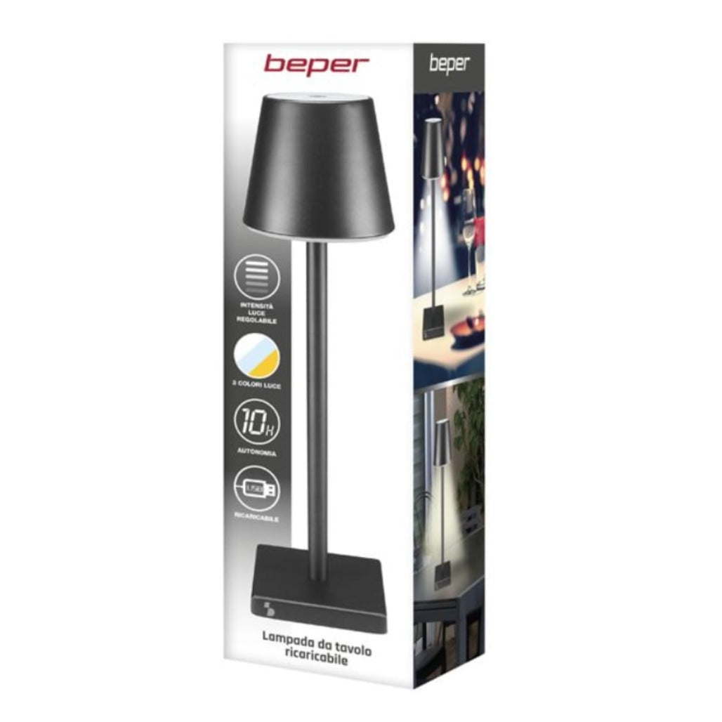 A Photo Of Beper Rechargeable Table Lamp - P201UTP101