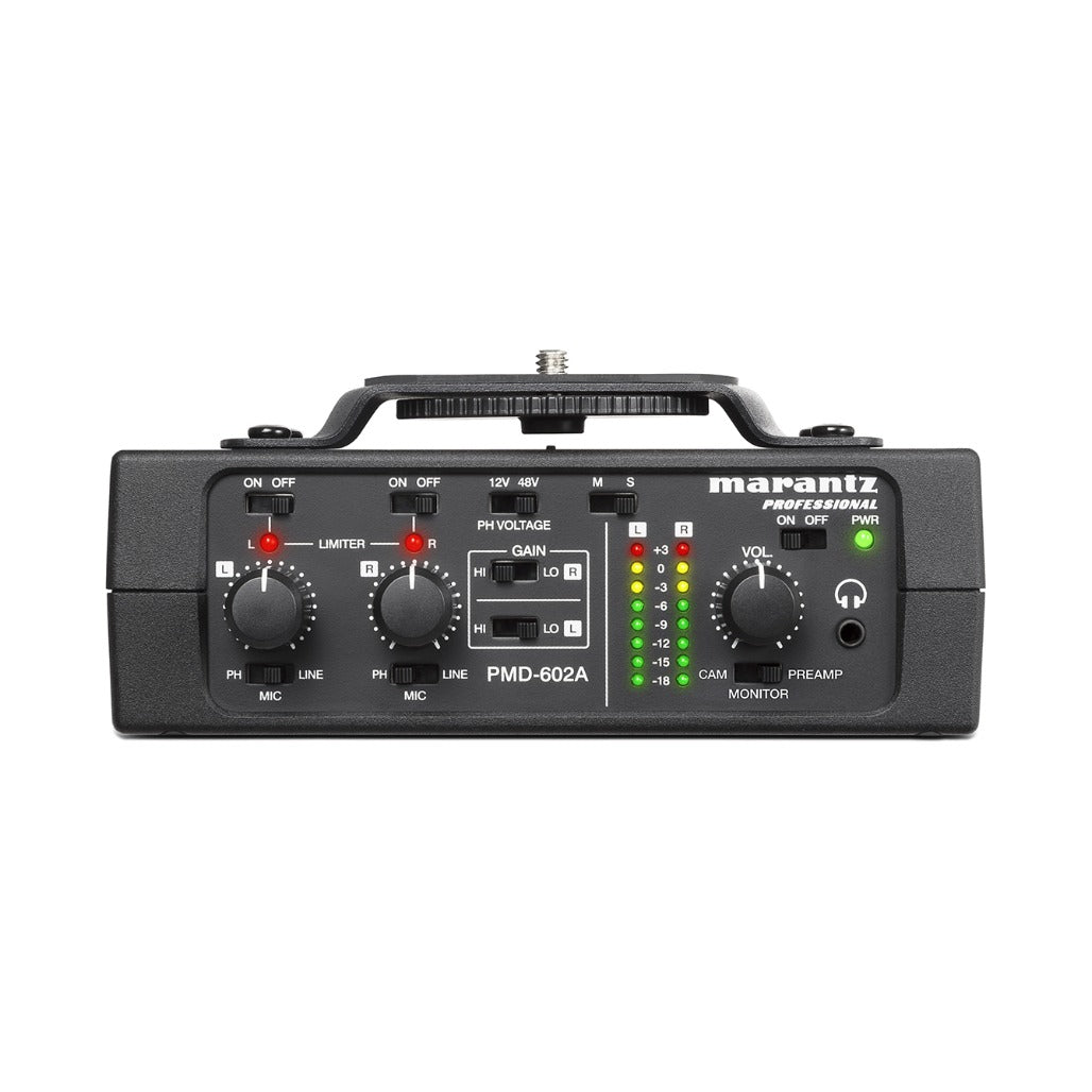 A Photo Of Marantz PMD-602A - 2-channel DSLR Audio Interface