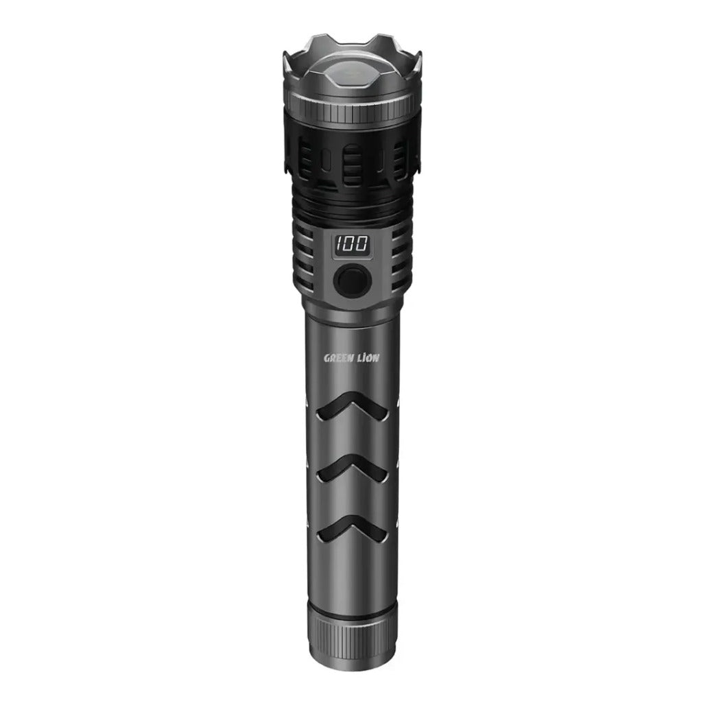 A Photo Of Green Lion Hunter Pro Portable Torch - Grey