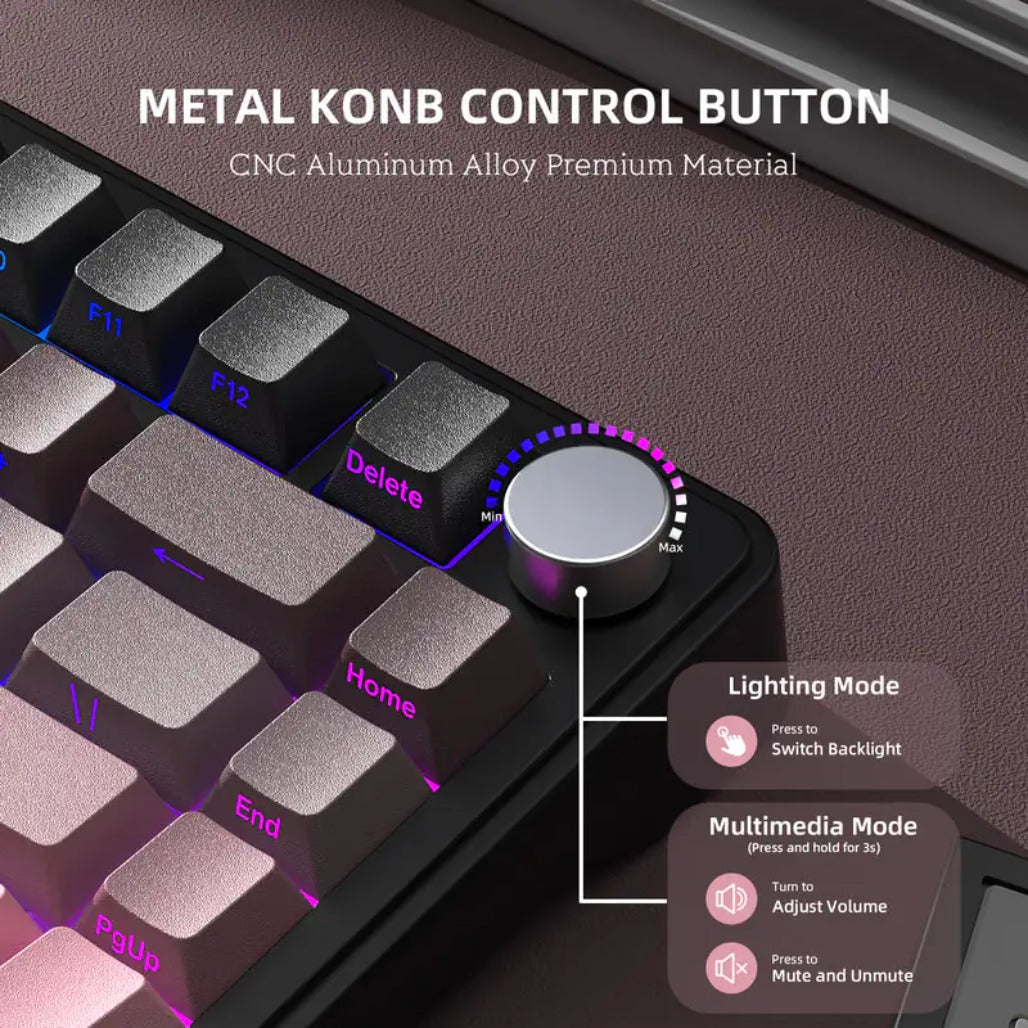 A Photo Of Attack Shark X85 - Wireless Mechanical Gaming Keyboard