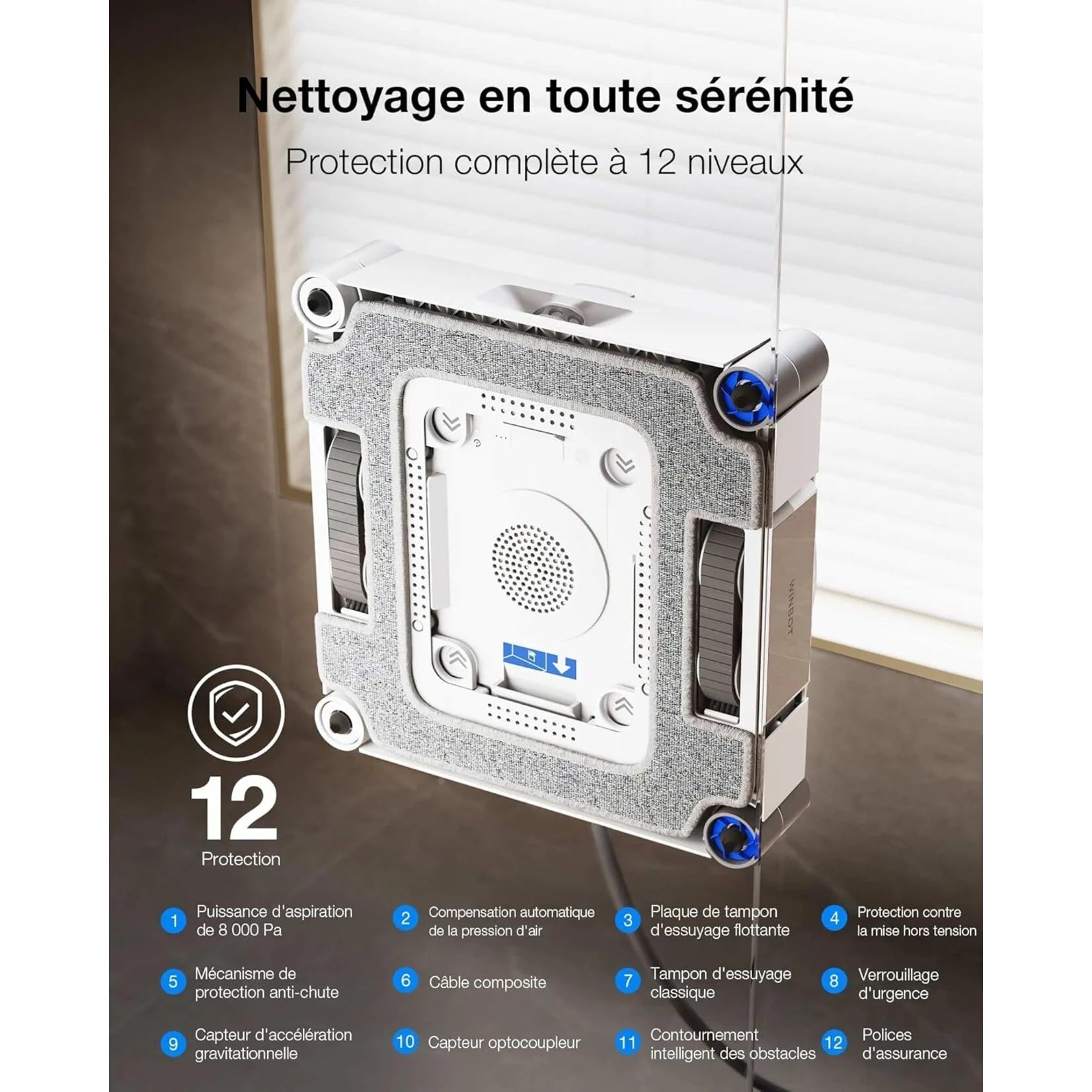 A Photo Of ECOVACS WINBOT W3 OMNI - Robotic Window Cleaner