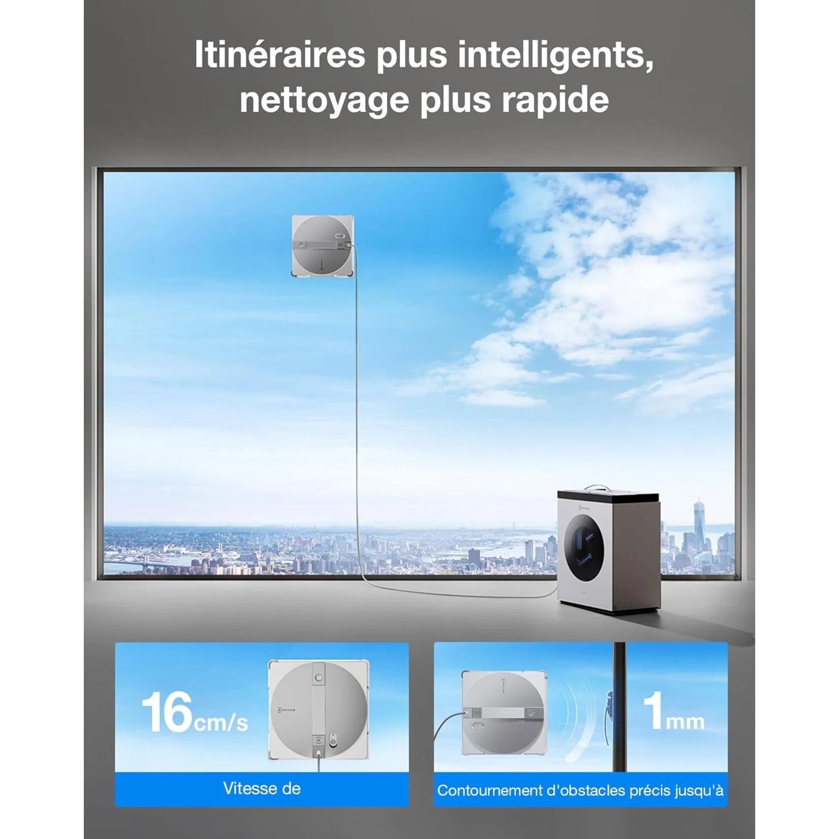 A Photo Of ECOVACS WINBOT W3 OMNI - Robotic Window Cleaner