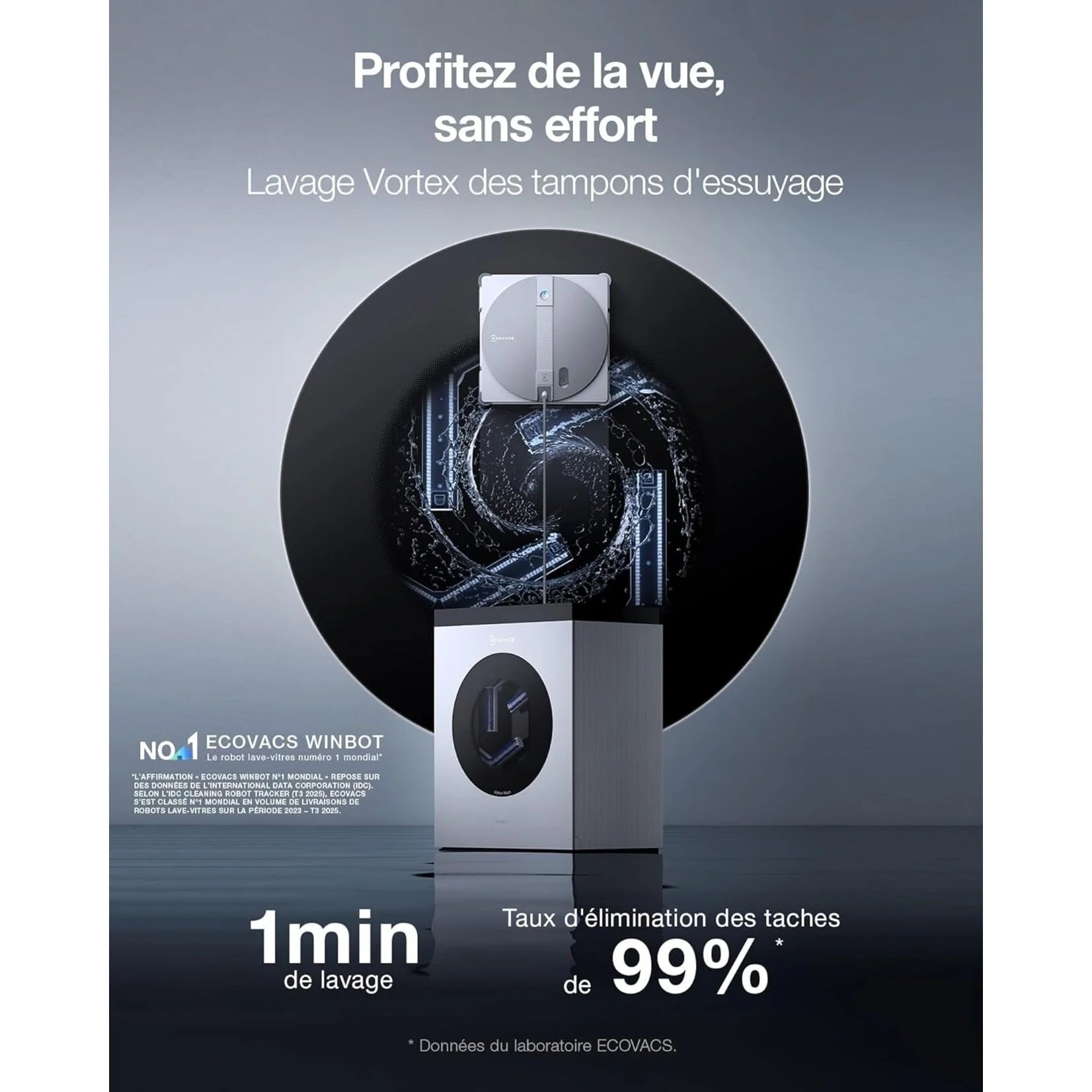 A Photo Of ECOVACS WINBOT W3 OMNI - Robotic Window Cleaner