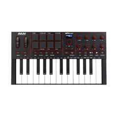 A Photo Of AKAI Professional MPK Mini IV MIDI Keyboard Controller - Black