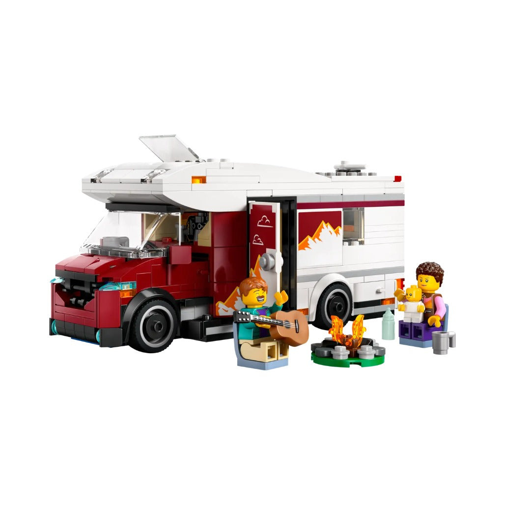 A Photo Of LEGO City Holiday Adventure Camper Van 385 Pieces - 60454