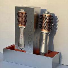 A Photo Of Enzo Hot Air Brush – Professional Hair Dryer