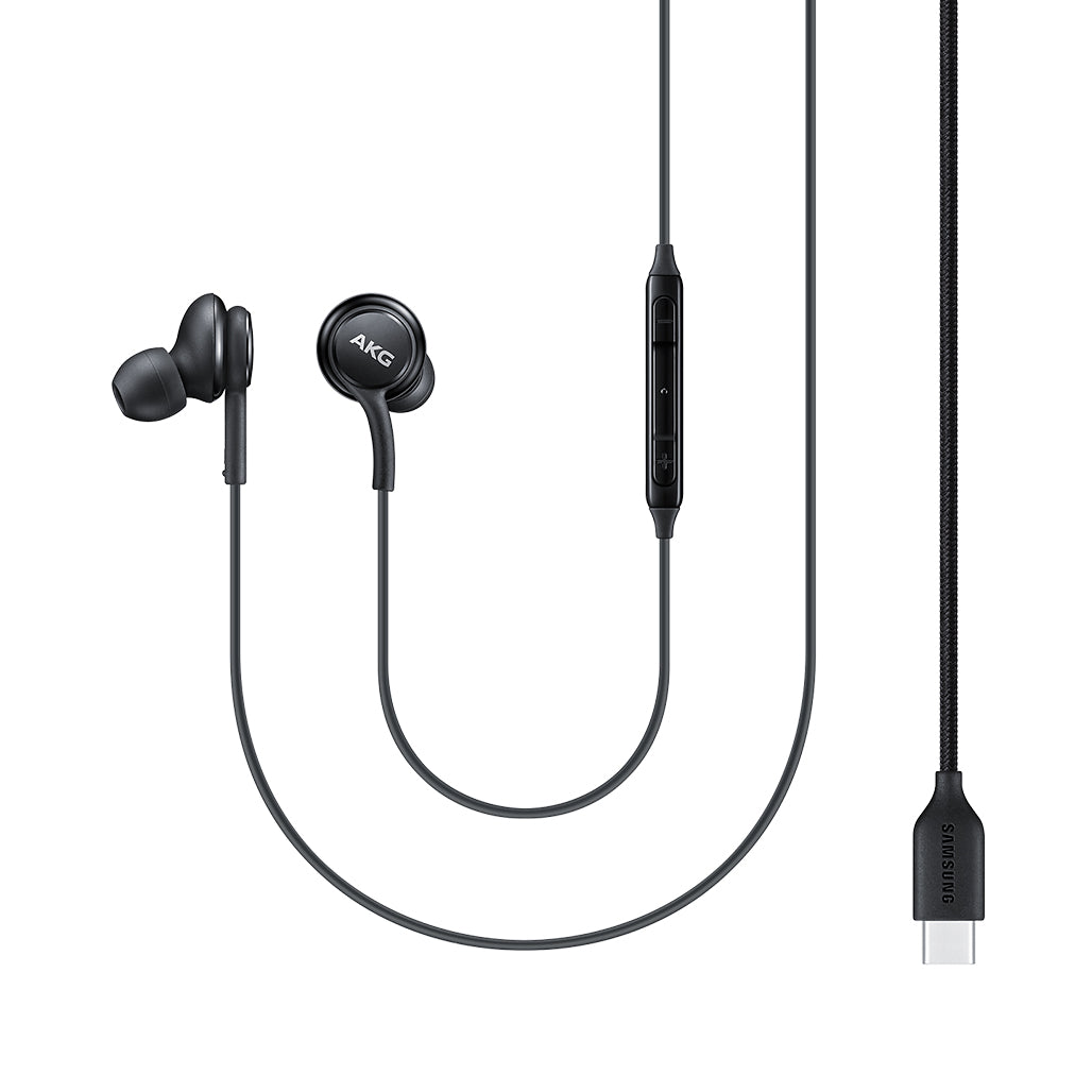 A Photo Of Samsung USB Type-C Earphones - Black | EO-IC100