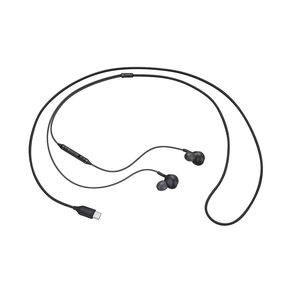 A Photo Of Samsung USB Type-C Earphones - Black | EO-IC100