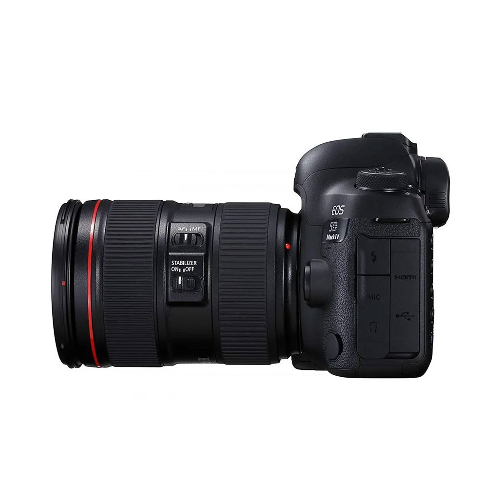 A Photo Of Canon EOS 5D Mark IV - DSLR Camera Bundle with 24-105mm Lens