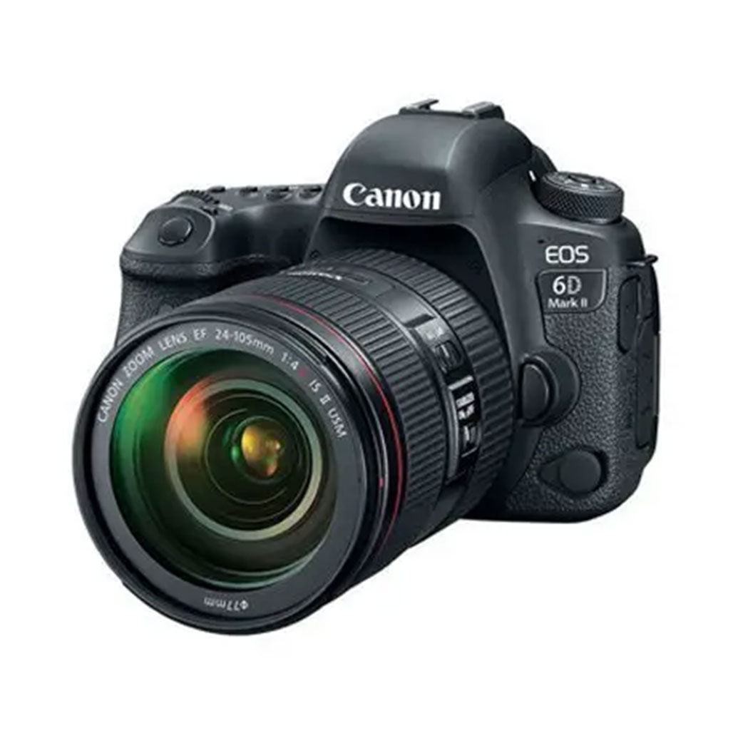 A Photo Of Canon EOS 6D Mark II - DSLR Camera with 24-105mm f/4L II Lens