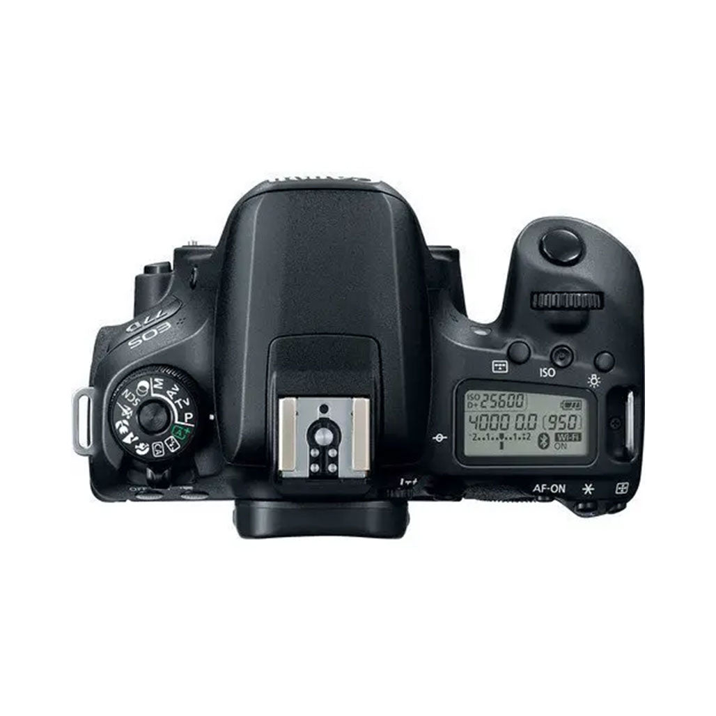 A Photo Of Canon EOS 77D - DSLR Camera with 18-55mm STM Lens