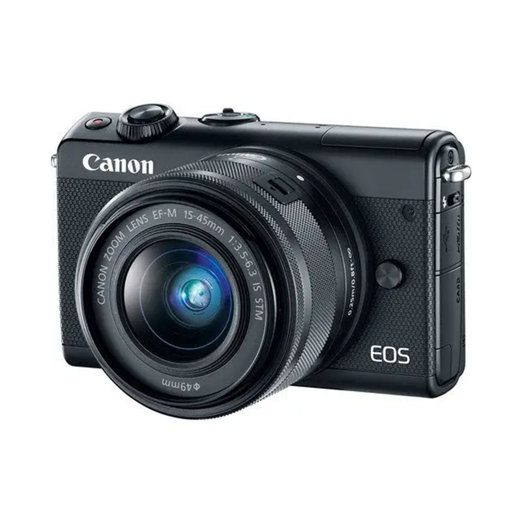 A Photo Of Canon EOS M100 - Mirrorless Digital Camera with 15-45mm Lens