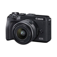 A Photo Of Canon EOS M6 Mark II Mirrorless Camera with 15-45mm Lens – 32.5MP, 4K Video, Dual Pixel AF