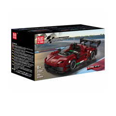 A Photo Of Mould King Ferrari 296 GT3 Supercar Model Building Toy Set - 416 Pieces - 27087