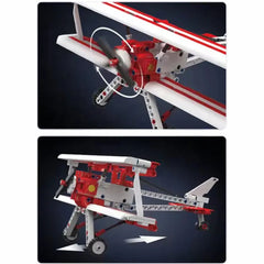 A Photo Of Mould King Red Ciplane Model Building Toy Set - 300 Pieces - 24049