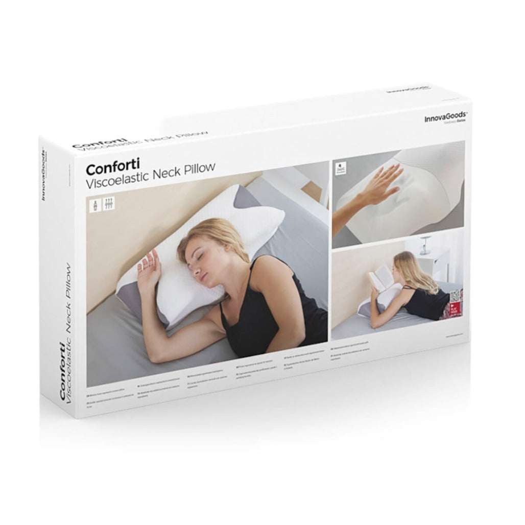 A Photo Of InnovaGoods Viscoelastic Neck Pillow - V0103201