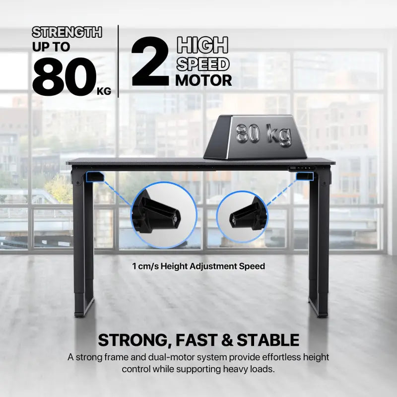 A Photo Of Workstation WS514 Adjustable Rising Gaming Desk