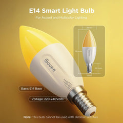 A Photo Of Govee E14 Smart LED Bulb - H600C