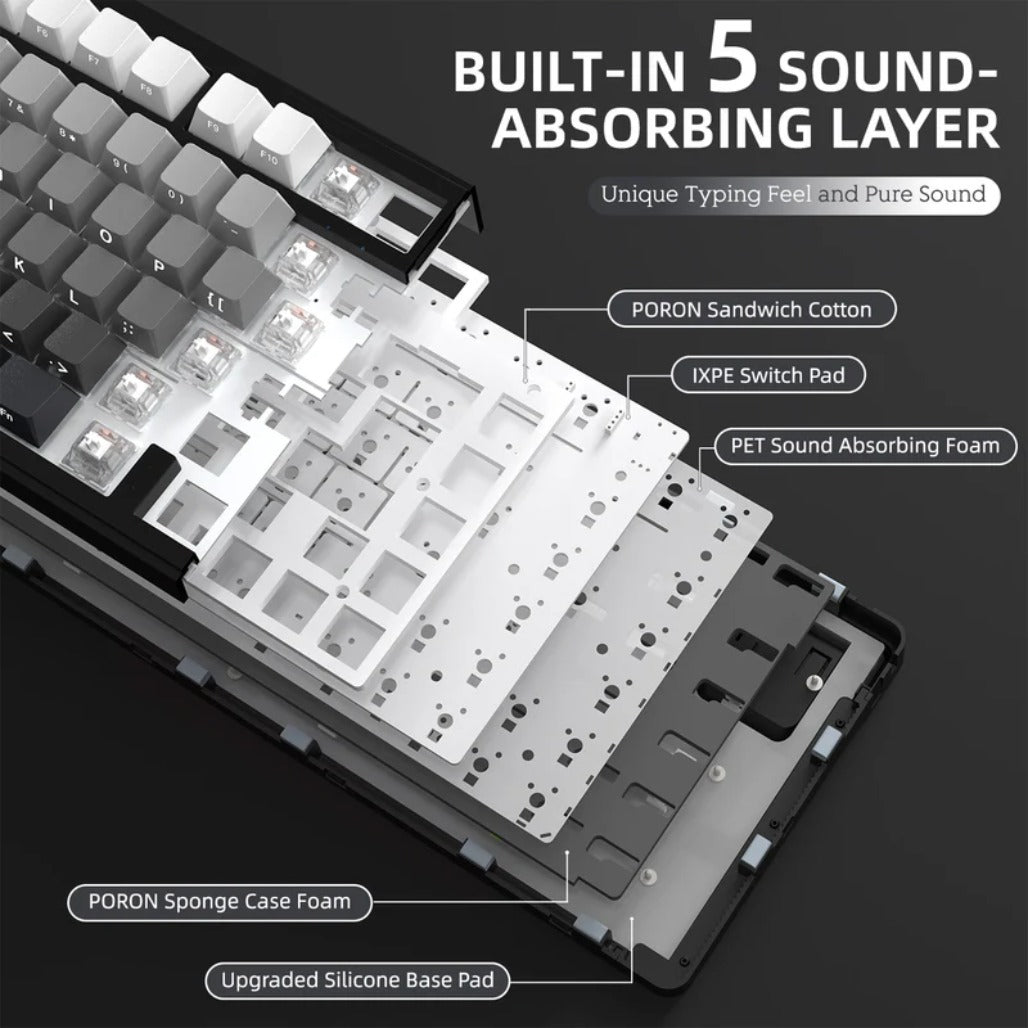 A Photo Of Attack Shark X85 - Wireless Mechanical Gaming Keyboard