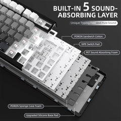 A Photo Of Attack Shark X85 - Wireless Mechanical Gaming Keyboard