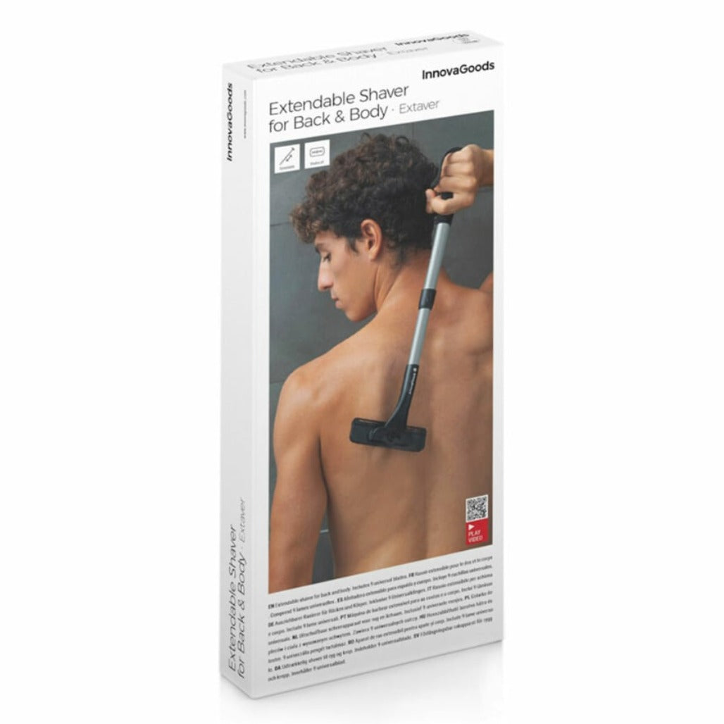 A Photo Of InnovaGoods Body Shaver - Extendable Aluminum Handle - V0103854