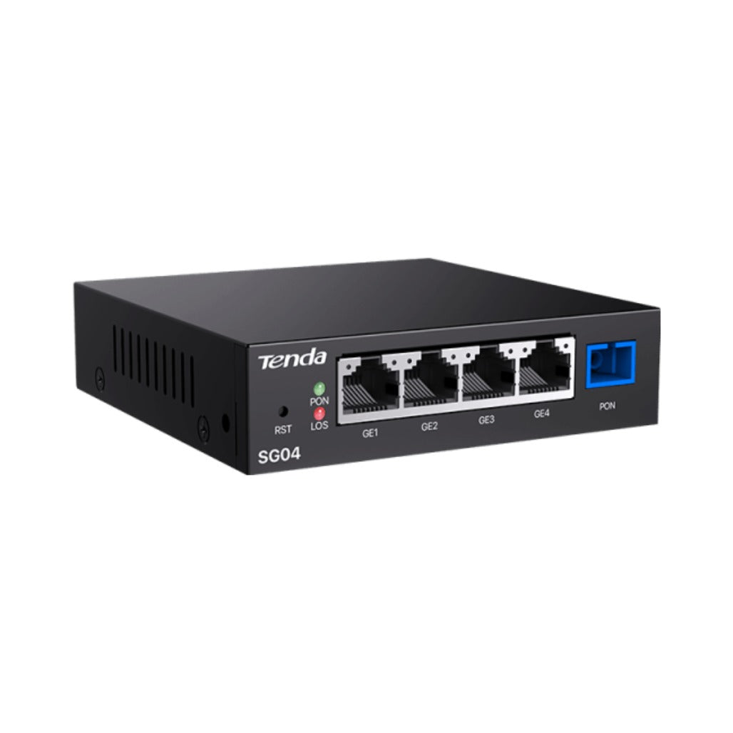 A Photo Of Tenda Router SG04 UPC XPON ONT 4 GE Ethernet ports Gigabit
