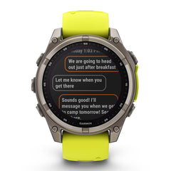 A Photo Of Garmin fēnix® 8 47mm Solar, Sapphire