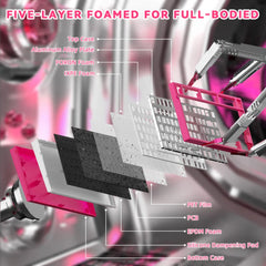 A Photo Of Attack Shark R82 HE - 75% Wired Magnetic Gaming Keyboard