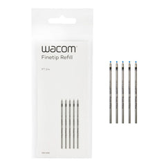 A Photo Of Wacom ACK22208 Finetip 0.4 mm Pen Refills (5-Pack) | Black Gel Ink for Intuos Pro and Finetip Pens