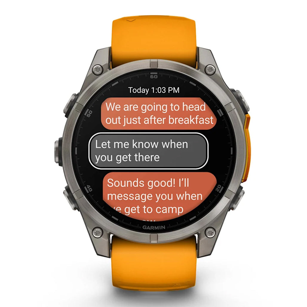 A Photo Of Garmin fēnix® 8 – 47 mm - AMOLED Sapphire