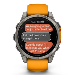 A Photo Of Garmin fēnix® 8 – 47 mm - AMOLED Sapphire