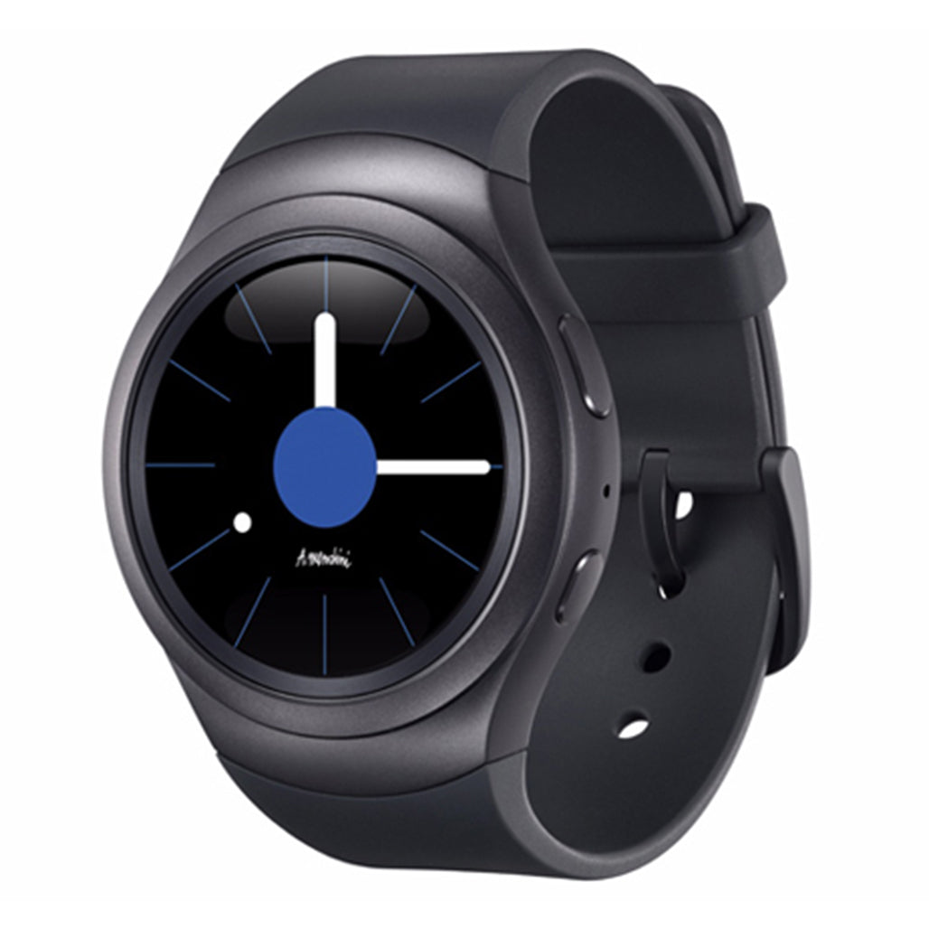 A Photo Of Samsung Galaxy Gear S2 - Smart Watch - Dark Gray