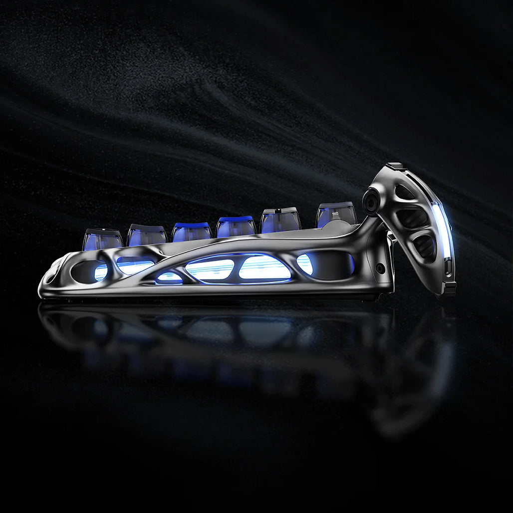 A Photo Of GravaStar Mercury K1 Pro Mechanical Gaming Keyboard – Interstellar Silver