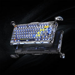 A Photo Of GravaStar Mercury K1 Pro Mechanical Gaming Keyboard – Interstellar Silver