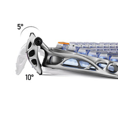 A Photo Of GravaStar Mercury K1 Pro Mechanical Gaming Keyboard – Interstellar Silver