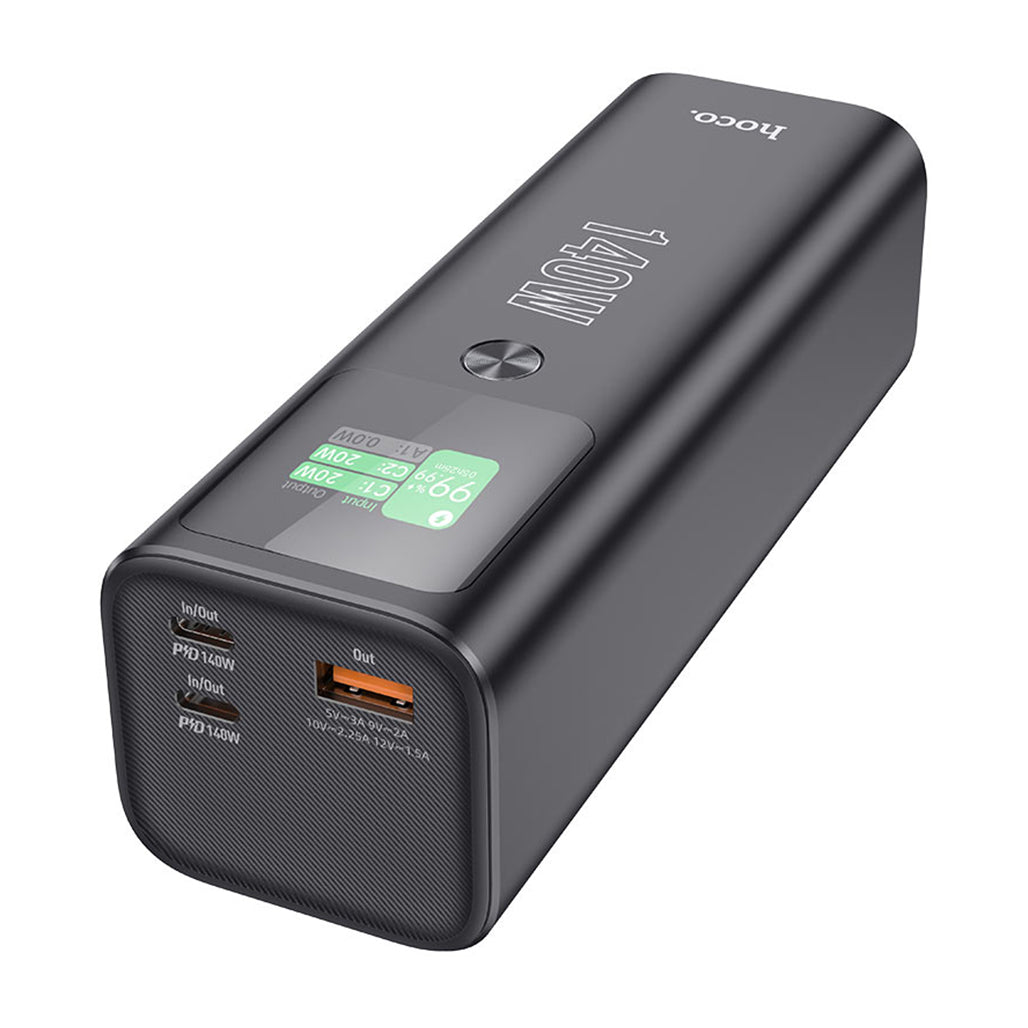A Photo Of Hoco Q17 PD140W Fast Charging Power Bank – 25000mAh Capacity with 140W Output, Aluminum Alloy Design