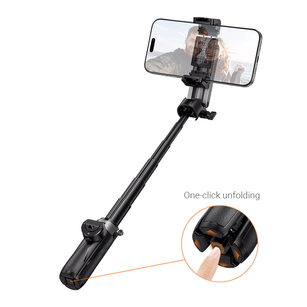 A Photo Of Hoco K27 Magic 3-in-1 Mini Tabletop Live Broadcast Phone Holder