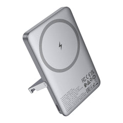 A Photo Of Hoco Q36 Sunlight 5000mAh Magnetic Wireless Power Bank – 20W PD Fast Charging with Foldable Stand