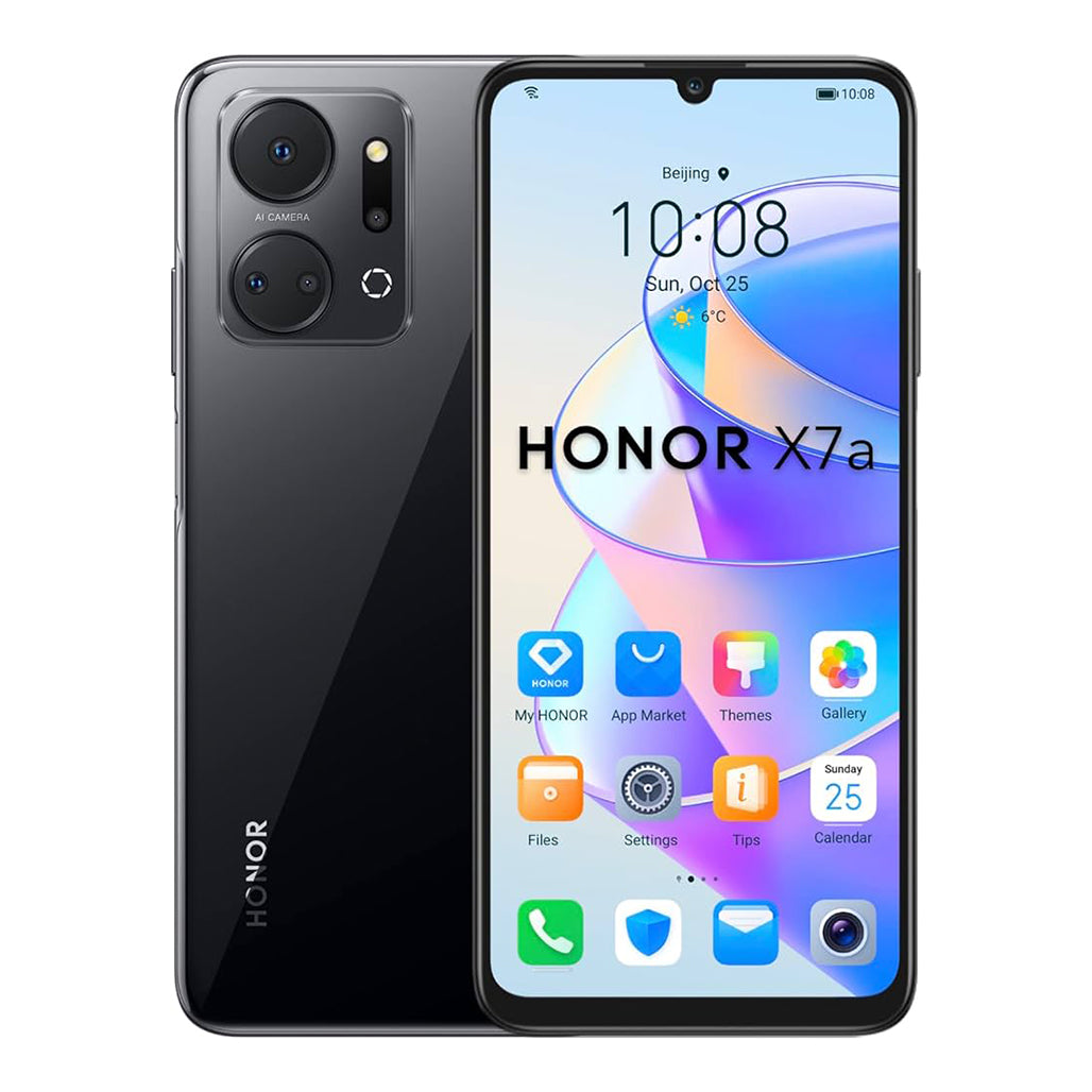 A Photo Of Honor X7A 6GB Ram - 128GB Storage - Midnight Black