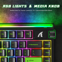 A Photo Of Attack Shark R85 HE - 75% Wired Mechanical Gaming Keyboard