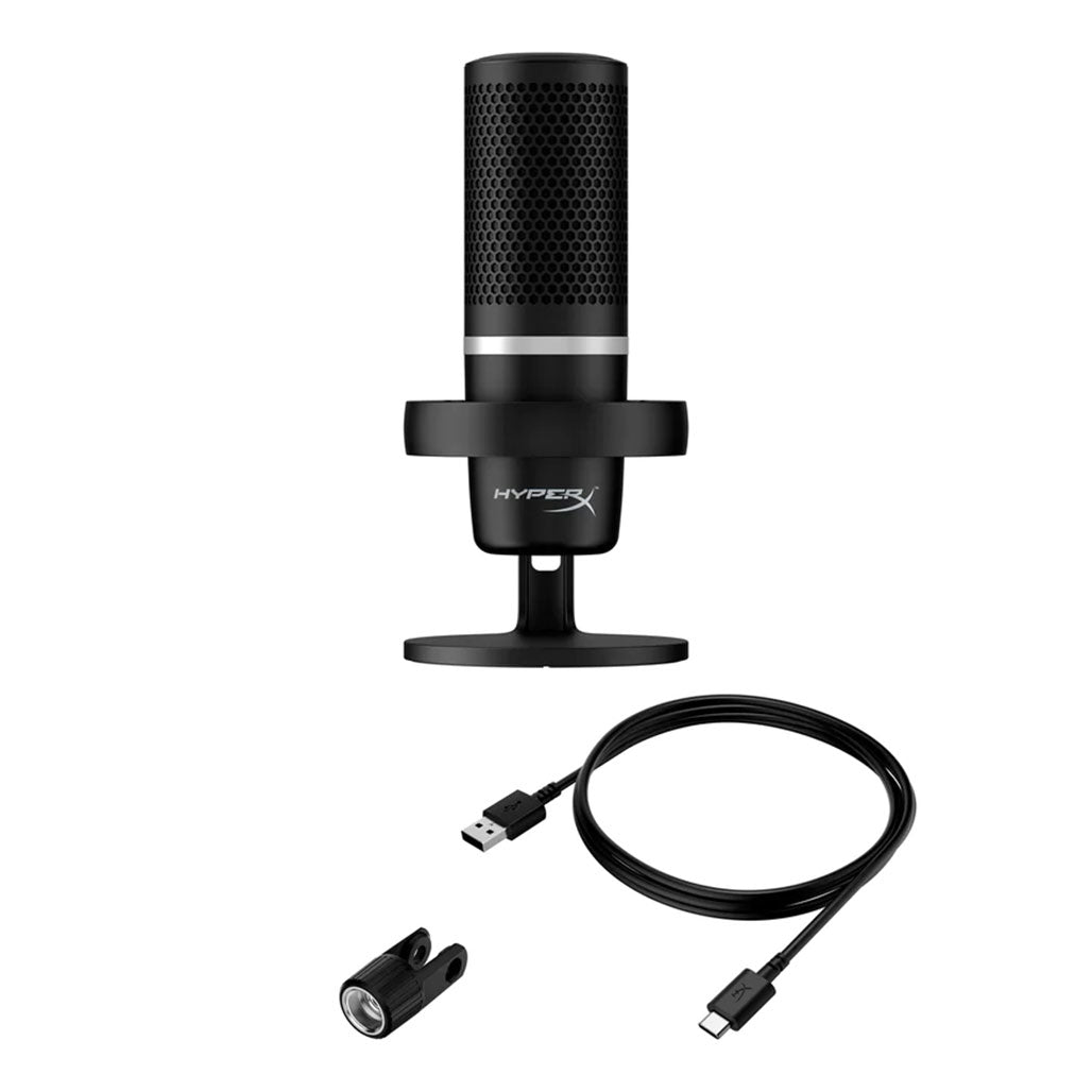 A Photo Of HyperX DuoCast - USB Microphone with RGB Lighting