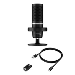 A Photo Of HyperX DuoCast - USB Microphone with RGB Lighting